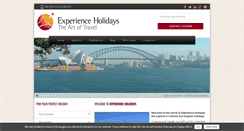Desktop Screenshot of experienceholidays.co.uk